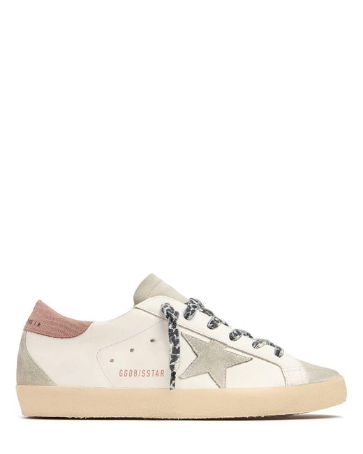 Golden Goose Deluxe Brand Super-star レザースニーカー 20mm White