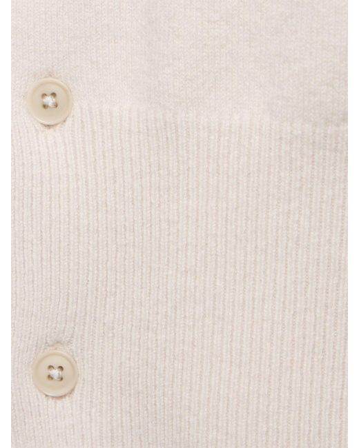 Chaleco de cashmere Extreme Cashmere de color White