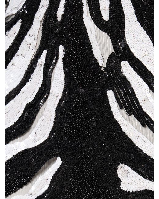 Lvr exclusive vestido de tul con lentejuelas Tom Ford de color Black