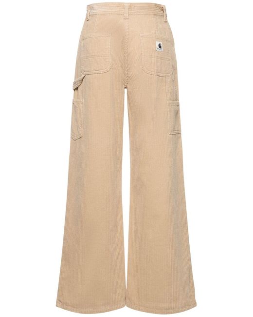 Pantalones de pana de algodón Carhartt de color Natural