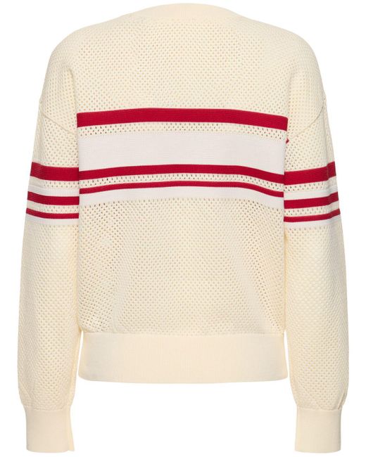 Suéter de algodón con logo Isabel Marant de hombre de color Pink