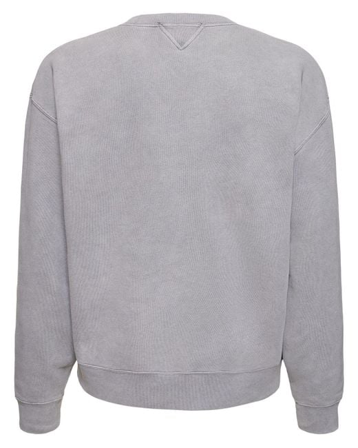 Our Legacy Gray Loose Cotton Sweatshirt for men