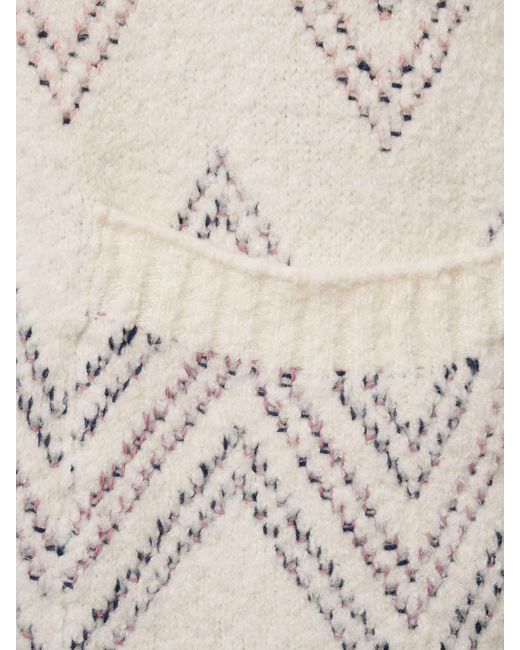 Missoni White Zig Zag Jacquard Knit Cotton Cardigan