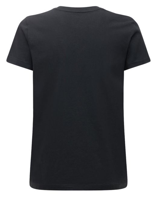 Polo Ralph Lauren Black T-shirt Aus Baumwolljersey Mit Logo
