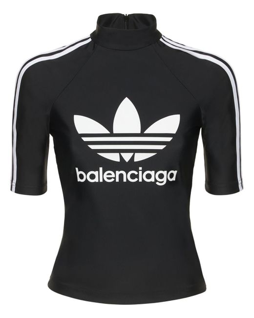 Balenciaga Athletic Top in Black