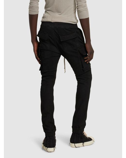 Jeans de denim Rick Owens de hombre de color Black