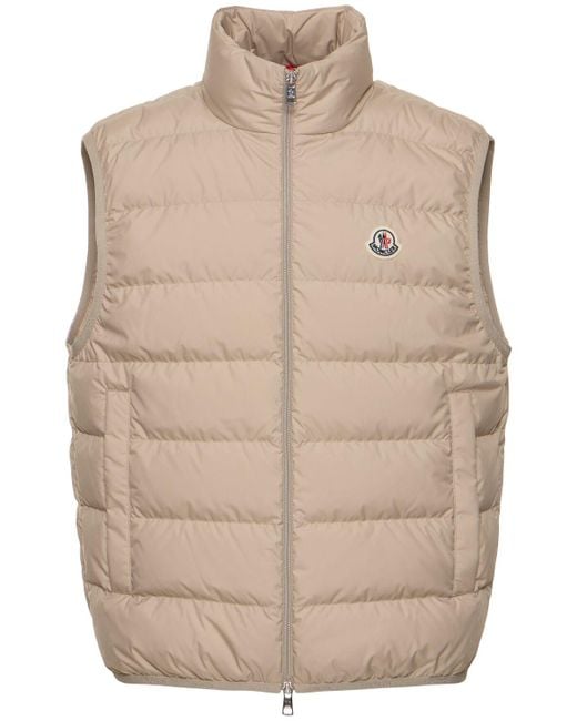 Moncler Natural Contrin Tech Down Vest for men