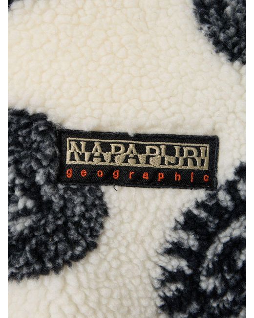 Sweat zippé en tissu technique imprimé t-holiday Napapijri pour homme | Lyst