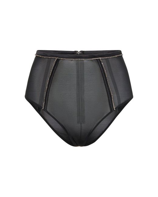 Fleur du Mal ハイウエストメッシュショーツ Gray