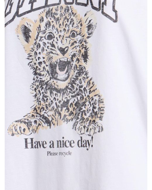 Ganni リラックスジャージーtシャツ White
