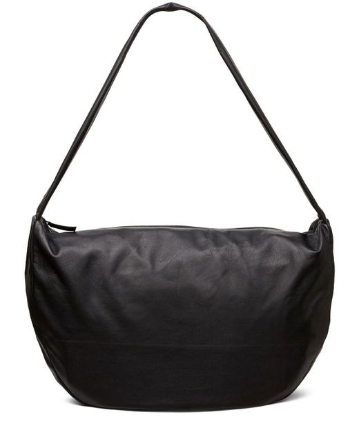 St. Agni Black Large Soft Crescent Bag