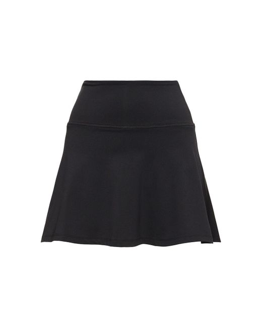 GIRLFRIEND COLLECTIVE Black The High Rise Float Skort
