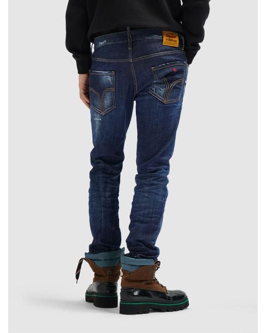 DSquared² Jeans Aus Stretch-denim "cool Guy" in Blue für Herren