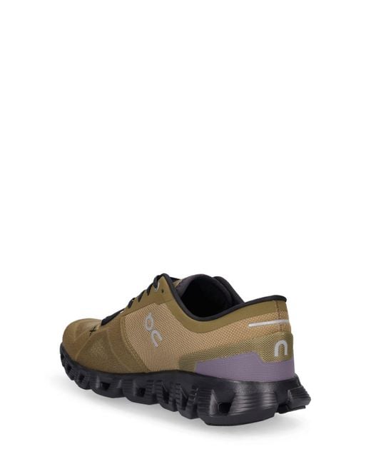 On Shoes Brown Cloud X 3 Sneakers for men