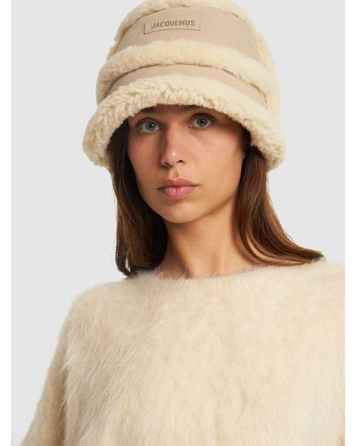 最新情報 jacquemus LE BOB DOUX IVORYタグ付き未使用 帽子