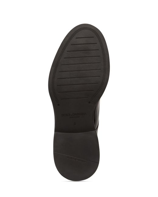 Chaussures Derby Dolce & Gabbana En Cuir Serpent Noir - Taille 44, Neuves En Boîte