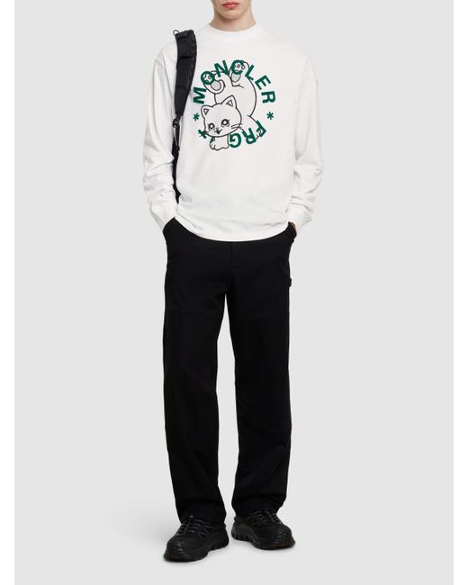 メンズ Moncler Genius Moncler × Frgmt カートゥーンtシャツ White