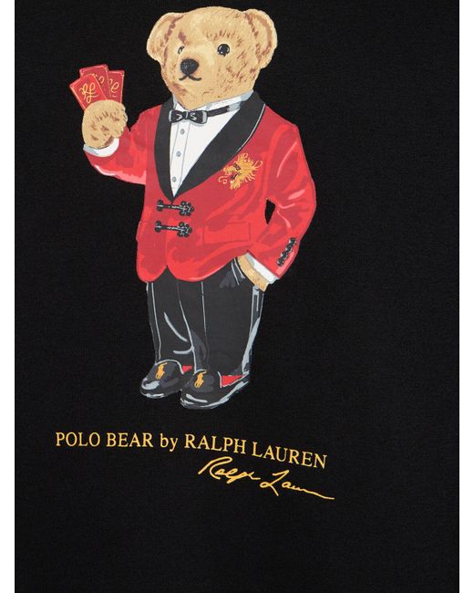 Polo Ralph Lauren Black Magic Bear Hoodie for men