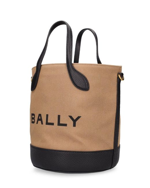Bally Natural Bar 8 Hours Organic Cotton Bucket Bag