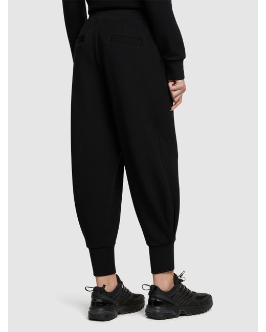 Varley Black Relaxed Fit High Waist Sweatpants