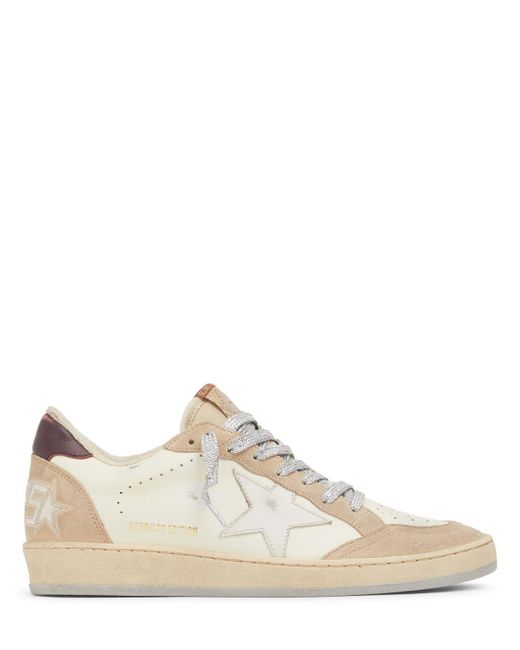 Golden Goose Deluxe Brand White 20mm Ballstar Leather Sneakers