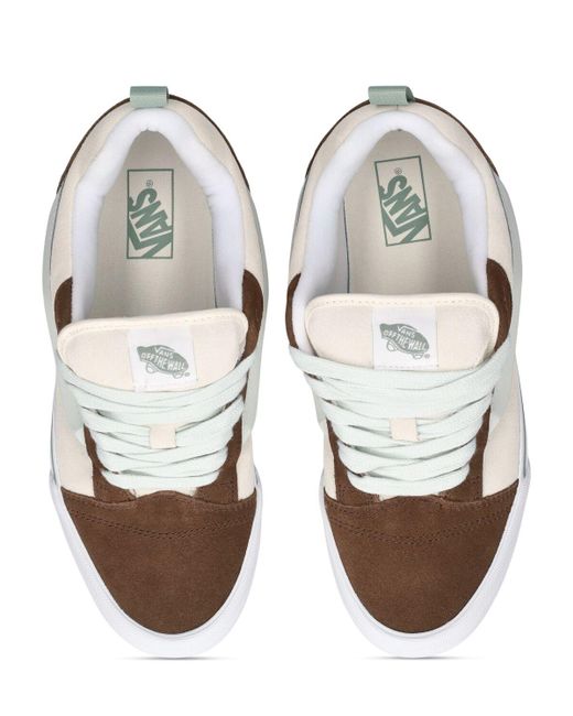 Vans White Knu Skool Sneakers for men