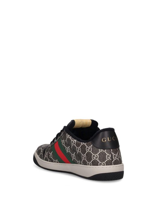 Gucci Sneakers Aus Gg Supreme-stoff "screener" in Black für Herren
