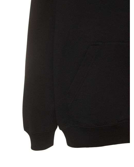 Balenciaga Black Medium Fit Cotton Sweatshirt