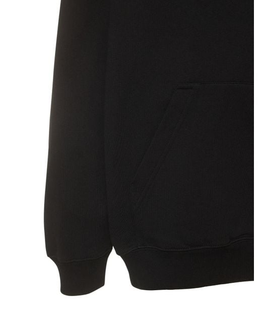 Balenciaga Black Mittelgroßes Baumwollsweatshirt