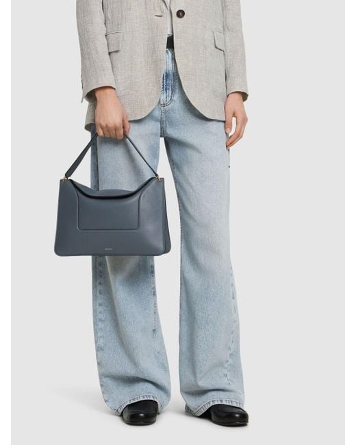 Grand sac porté épaule en cuir penelope Wandler en coloris Gray