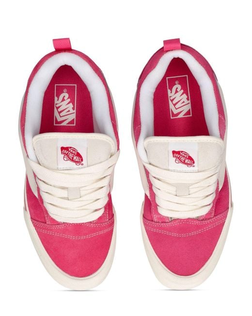 Vans Pink Knu Skool Shoes