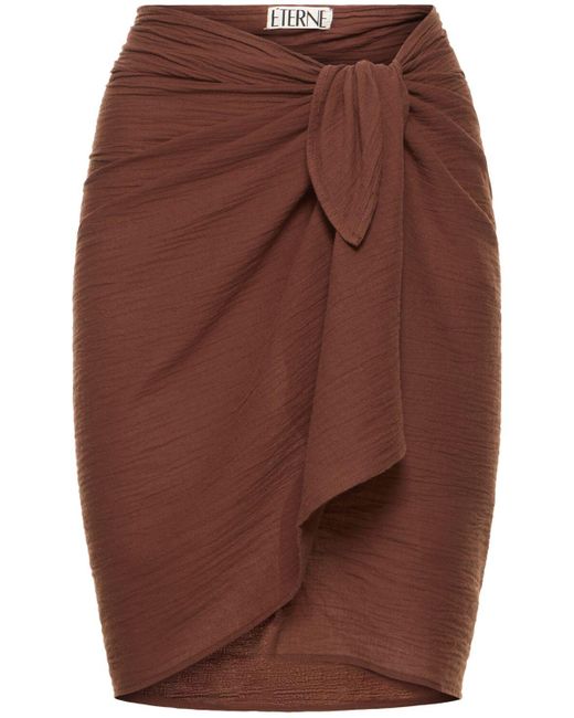 ÉTERNE Brown Mini-sarong Aus Baumwolle "esme"