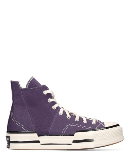 Converse Purple Chuck 70 Plus Distorted High Sneakers for men