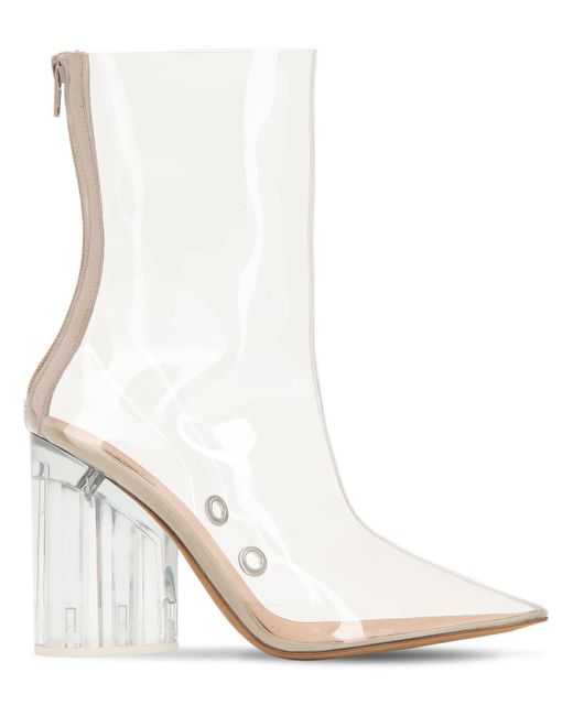 clear pvc boots
