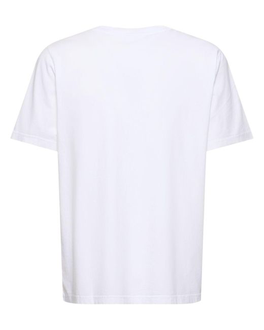 Camiseta con parche Maison Kitsuné de hombre de color White
