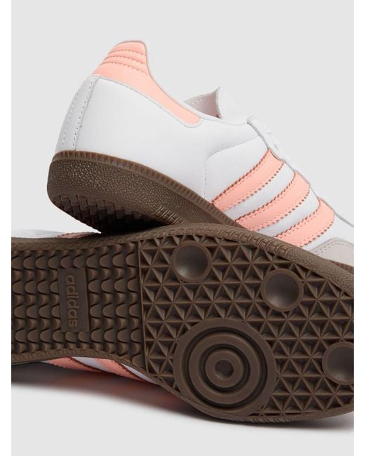 Adidas Originals Pink Samba Og Sneakers