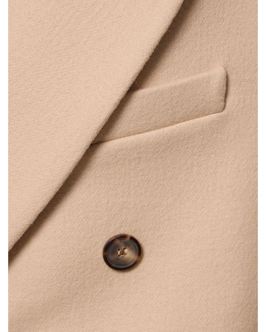 Manteau oversize en laine hb Wardrobe NYC en coloris Natural