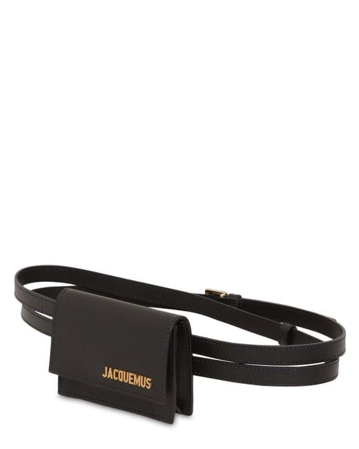 Jacquemus La Ceinture Bello Leather Belt Bag in Black Lyst Canada