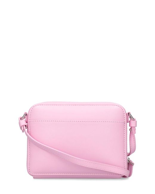 Courreges Cloud Leather Shoulder Bag in Pink Lyst