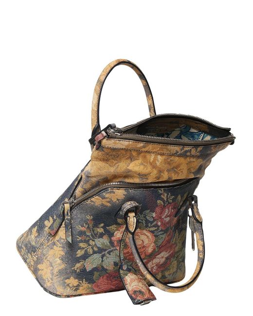 Maison Margiela 5ac Carved Bleached Tapestry Bag | Lyst