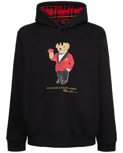 Sweat-shirt à capuche black magic bear Polo Ralph Lauren pour homme