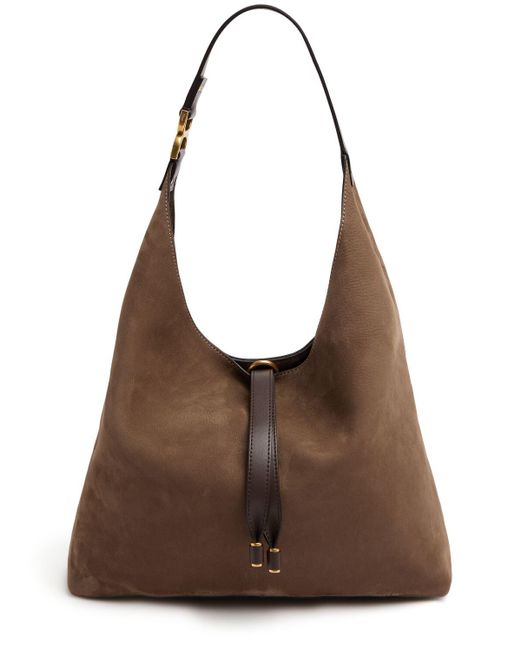 Chloé Brown Marcie Nubuck Leather Tote Bag Flannel Unique