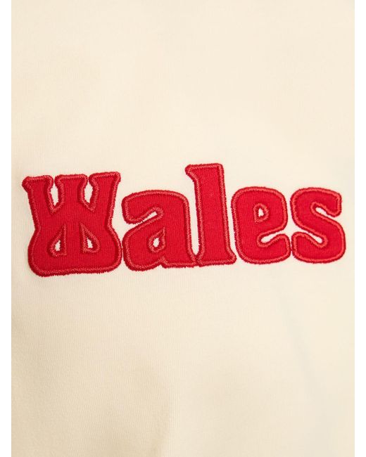 T-shirt original con logo di Wales Bonner in White da Uomo