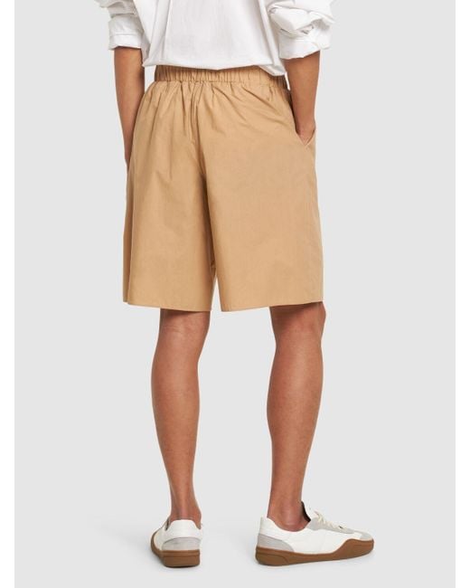 Frankie Shop Natural Cotton jogging Shorts for men