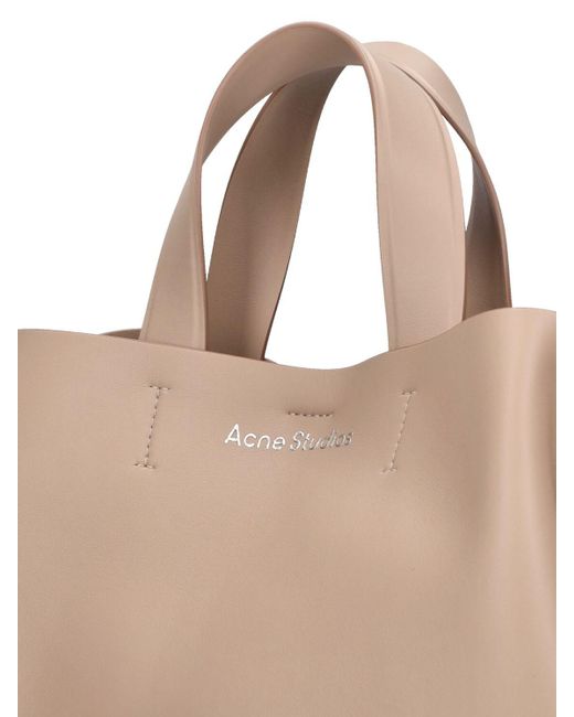 Acne Natural Musubi Leather Tote Bag