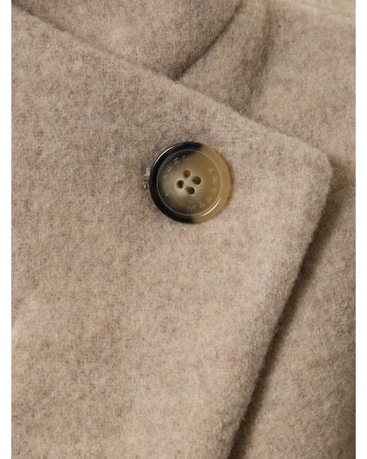 Cappotto jabadi in misto lana di Isabel Marant in Natural