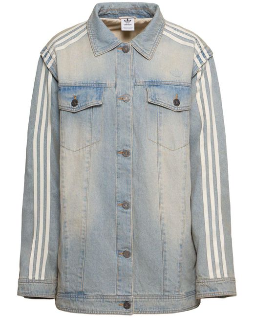 Adidas Originals デニムオーバーシャツ Gray