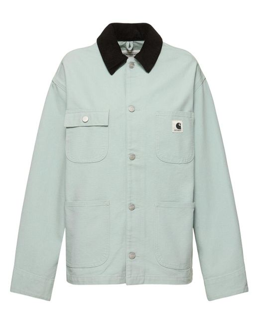 Carhartt Michigan オーガニックコットンワークウェアジャケット Blue