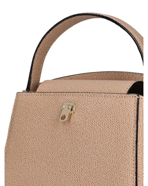 Valextra Brown Micro Brera Soft Grained Leather Bag