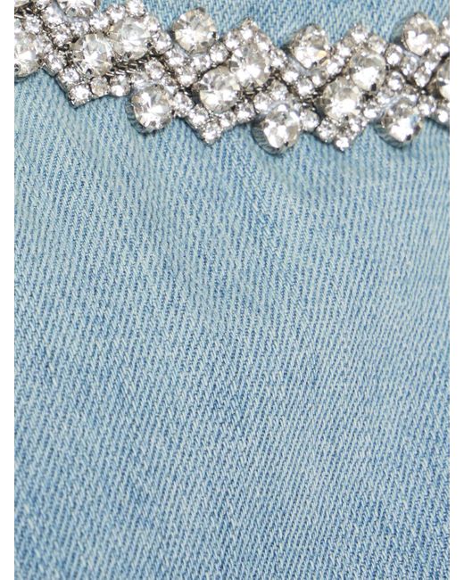 Zimmermann Blue Minikleid Mit Verzierung "crush"